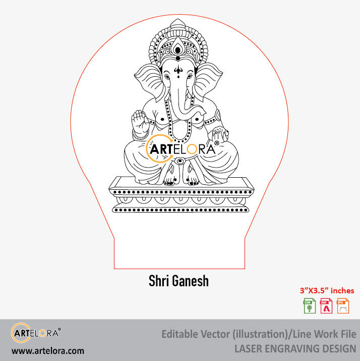 Shri Ganesh Laser Engraving