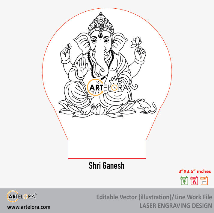 Shri Ganesh Laser Engraving
