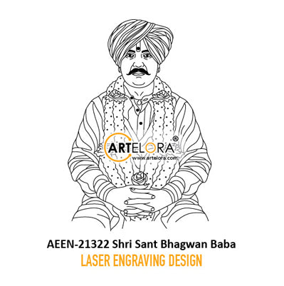 Laser Engraving Shri Sant Bhagwan Baba