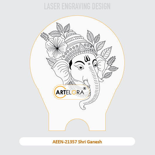 Laser Engraving Shri Ganesh