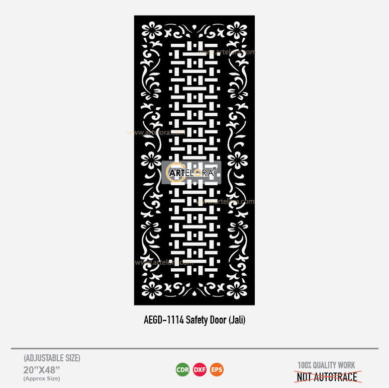 Grill Design Safety Door (Jali)
