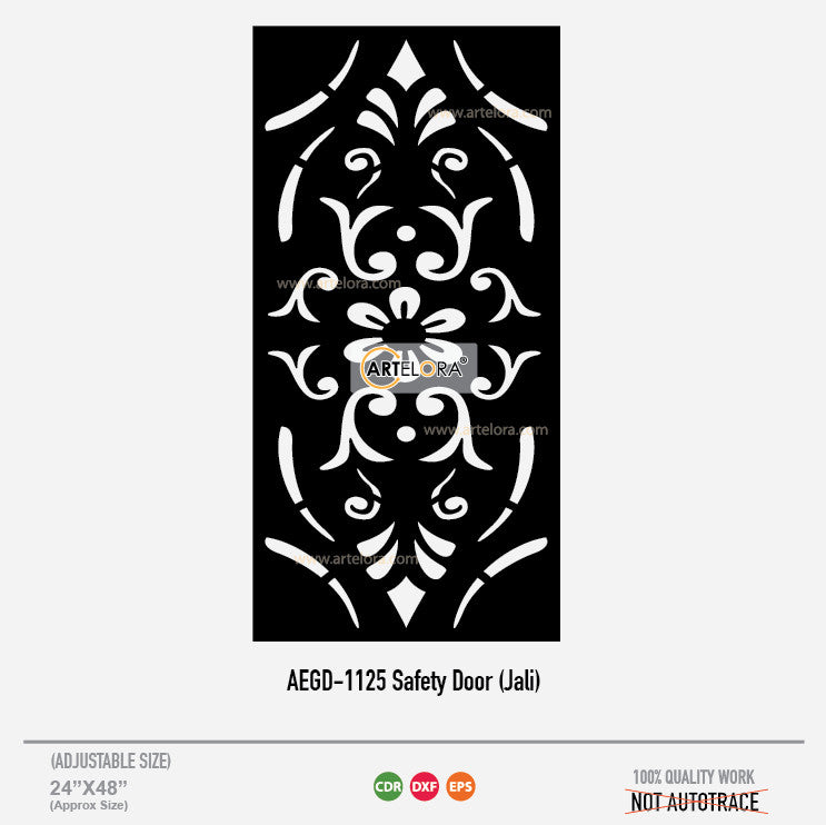 Grill Design Safety Door (Jali) Flower