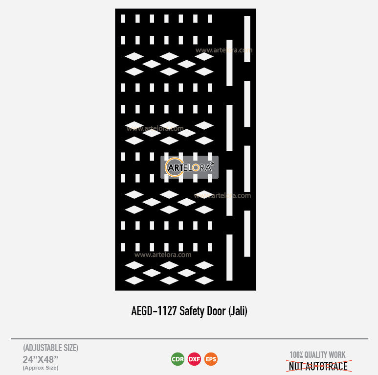Grill Design Safety Door (Jali) Square