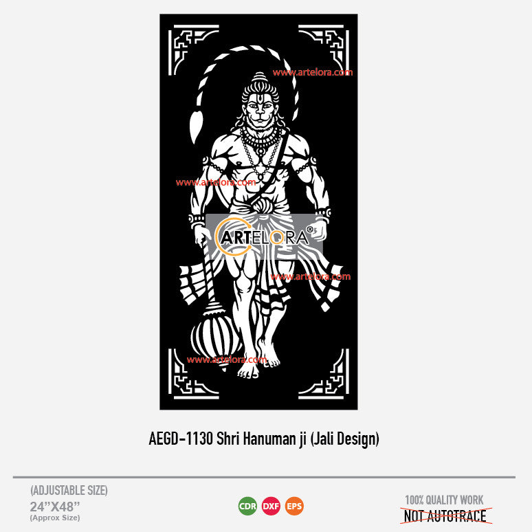 Grill Design Shri Hanuman ji (Jali Design)