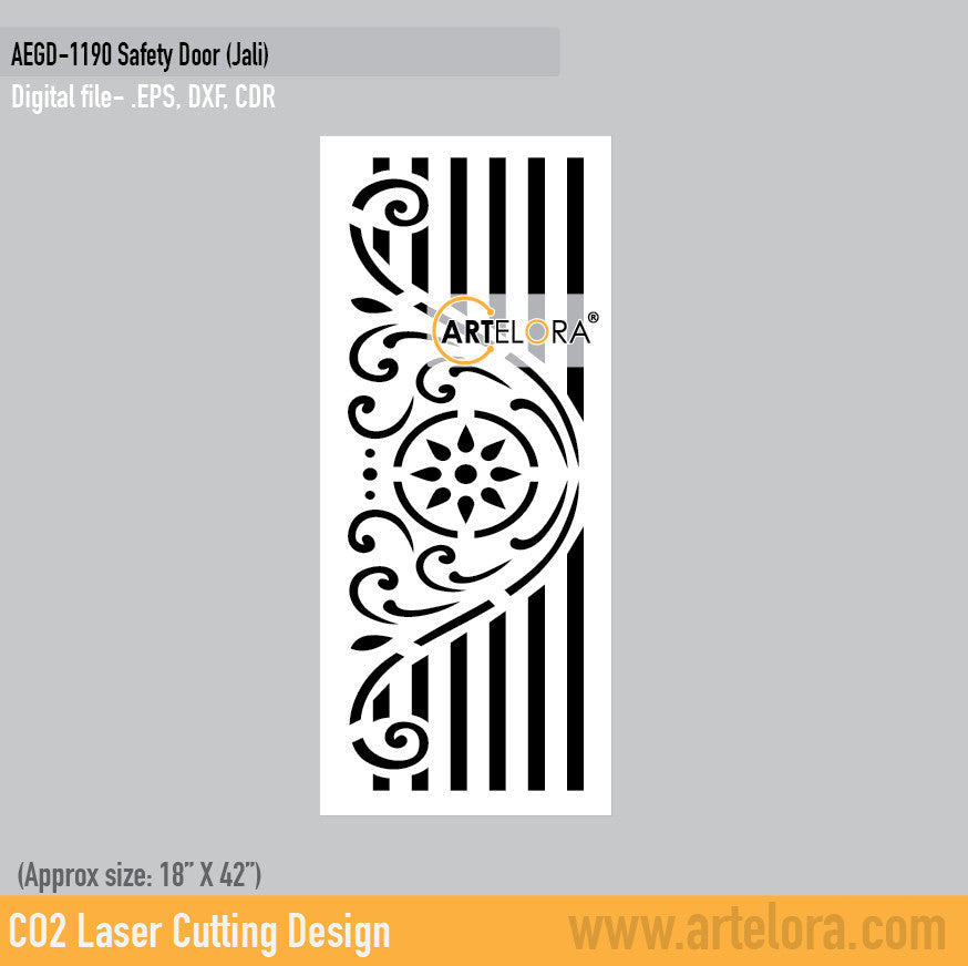 Grill Design Safety Door (Jali)