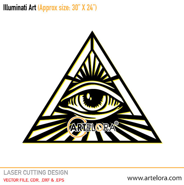 2D Modern Art Illuminati Art