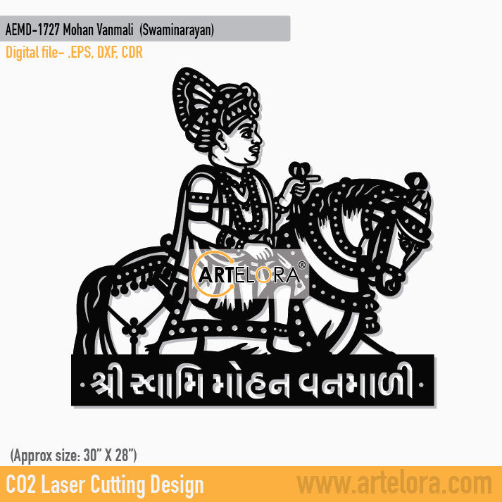 2D Modern Art Mohan Vanmali (Swaminarayan)