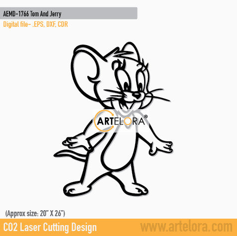 2D Modern Art Tom And Jerry