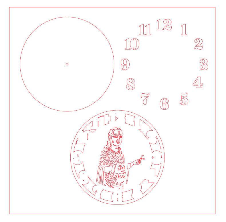 Wall Clock Shri Vallabhacharya