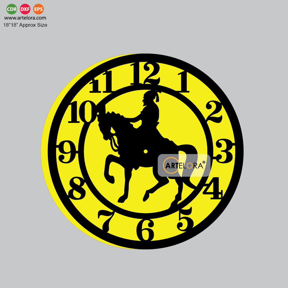 Wall Clock Chhatrapati Shivaji Maharaj