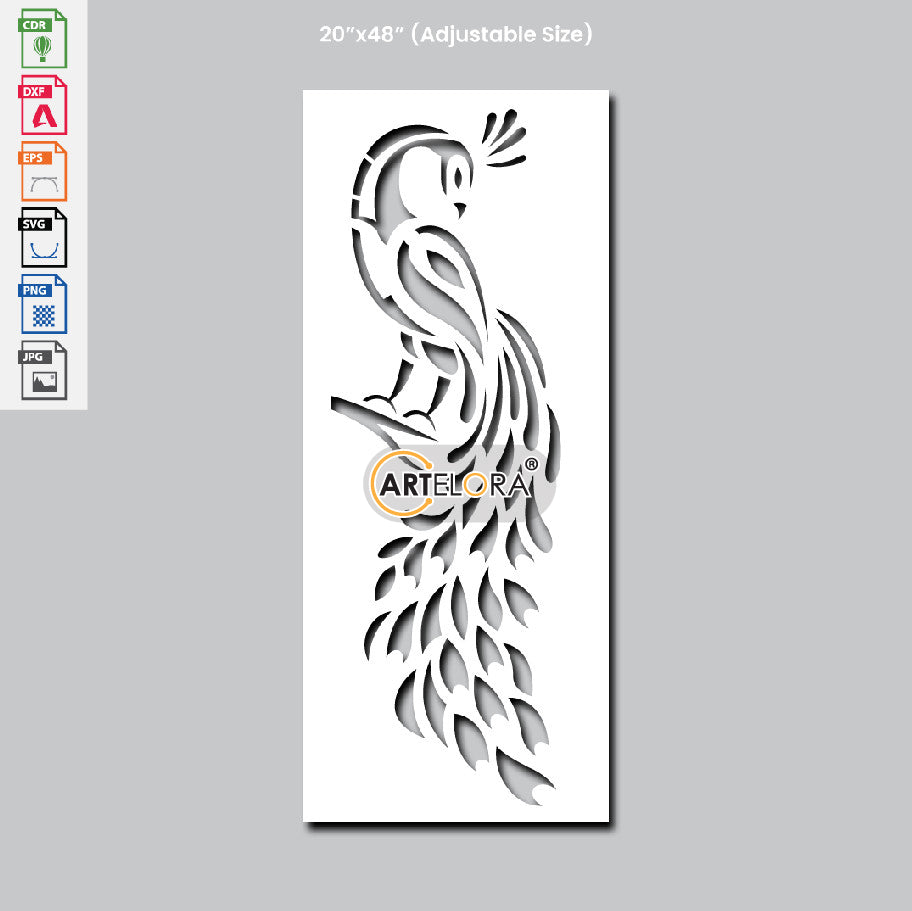 Grill Design Peacock