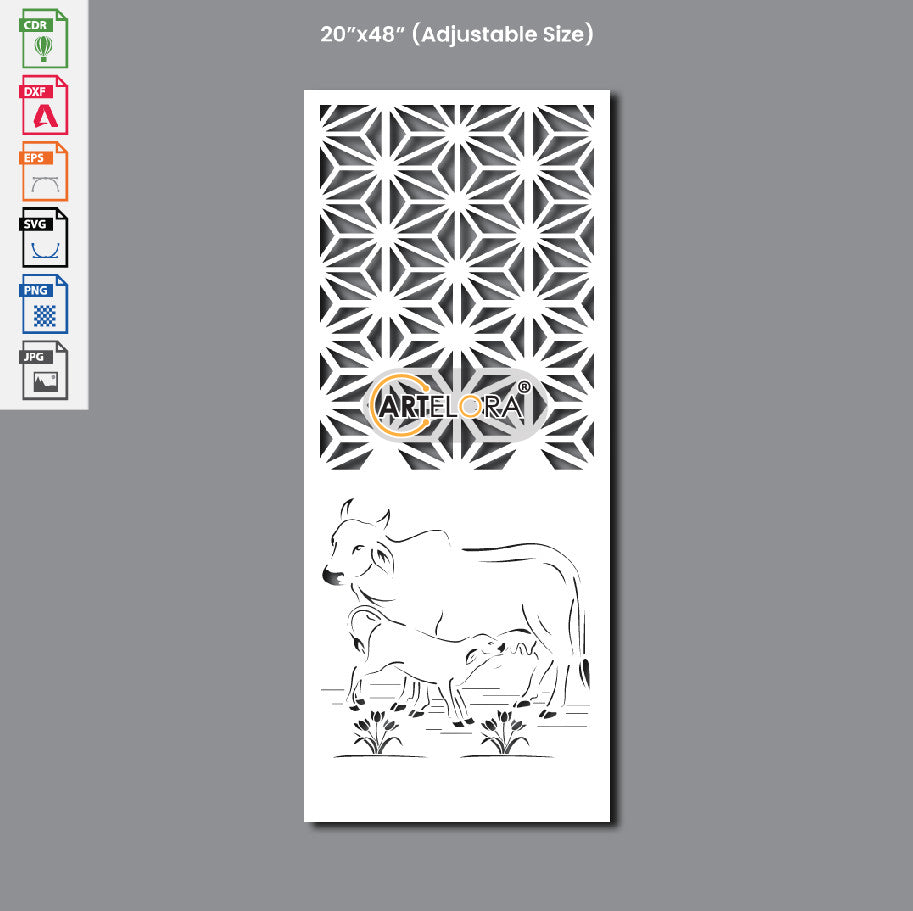 Grill Design Kamdhenu Laser Cutting