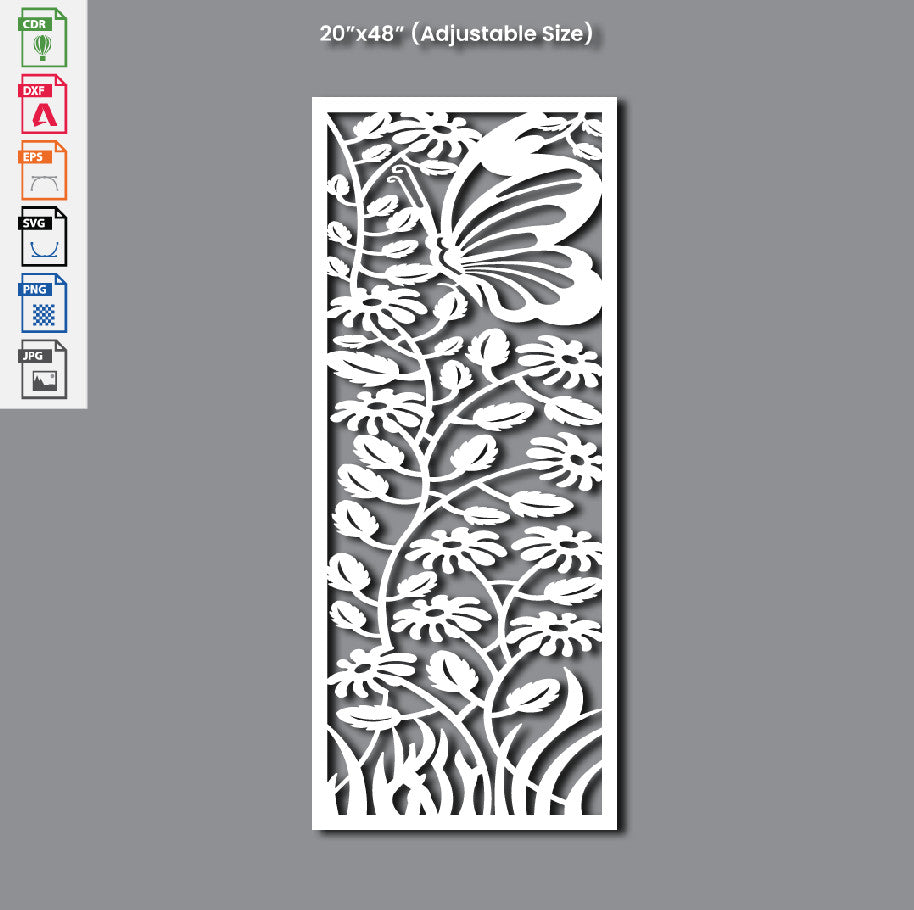 Grill Design natural Leaf Laser Cutting