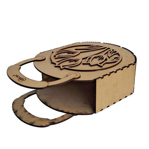 3D Model Laser Cutting Woman bag (Ladies purse)