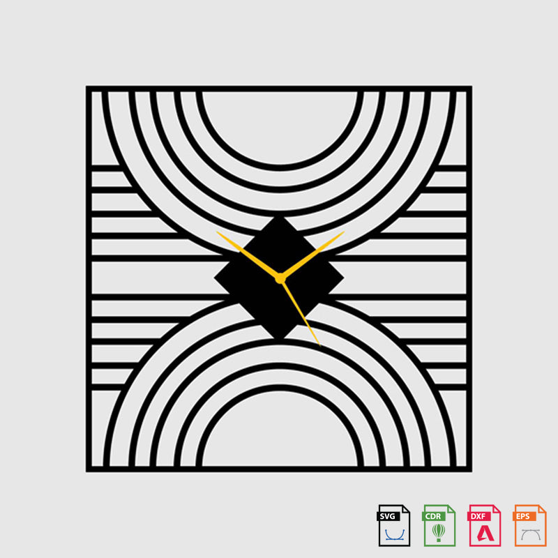 Wall Clock Square