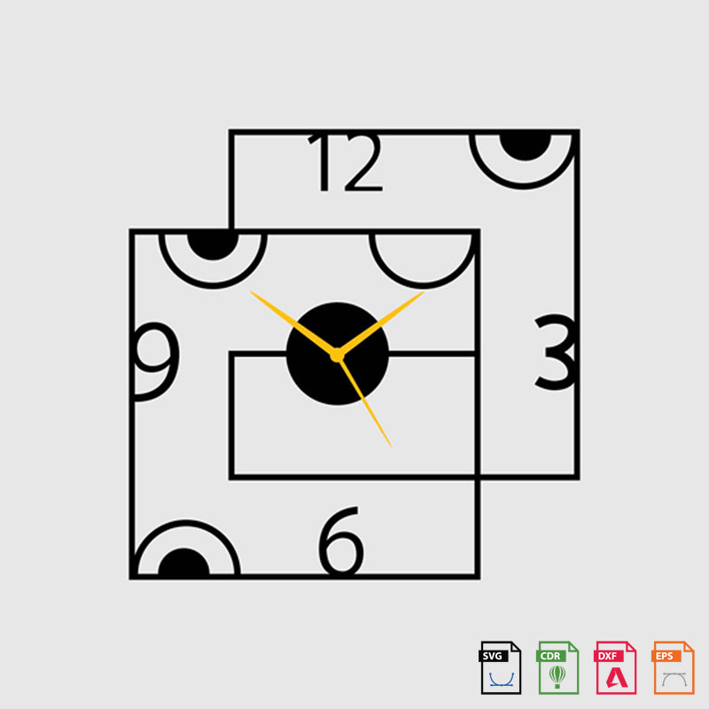 Wall Clock Square