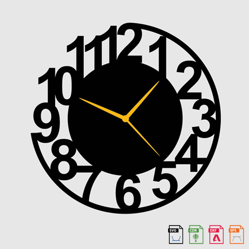 Wall Clock Round Number