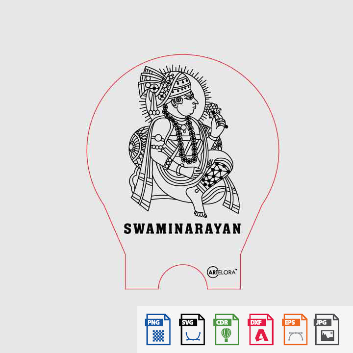 Laser Engraving Swaminarayan