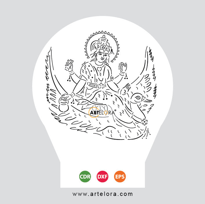 Laser Engraving Shri Brahmani Mata