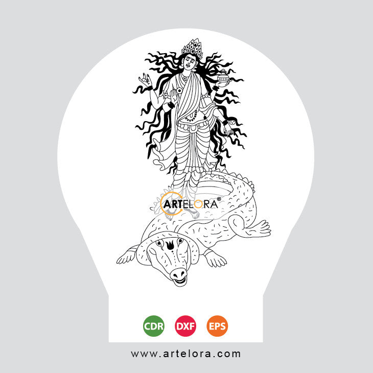 Laser Engraving Akhilandeshwari Maa