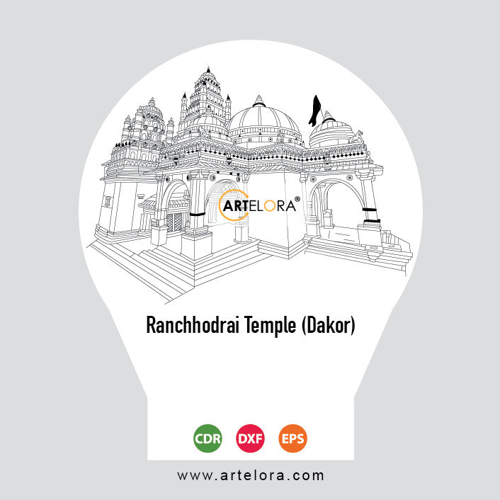 Laser Engraving Ranchhodrai Temple (Dakor)