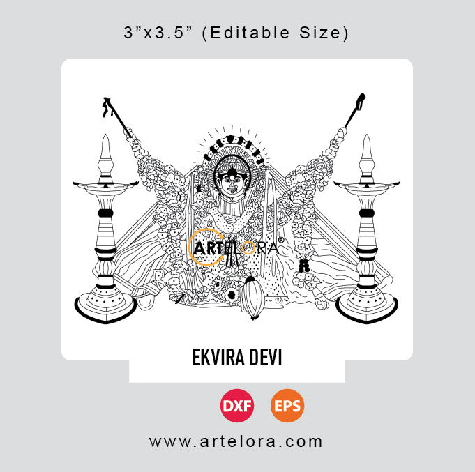 Laser Engraving Ekvira Devi