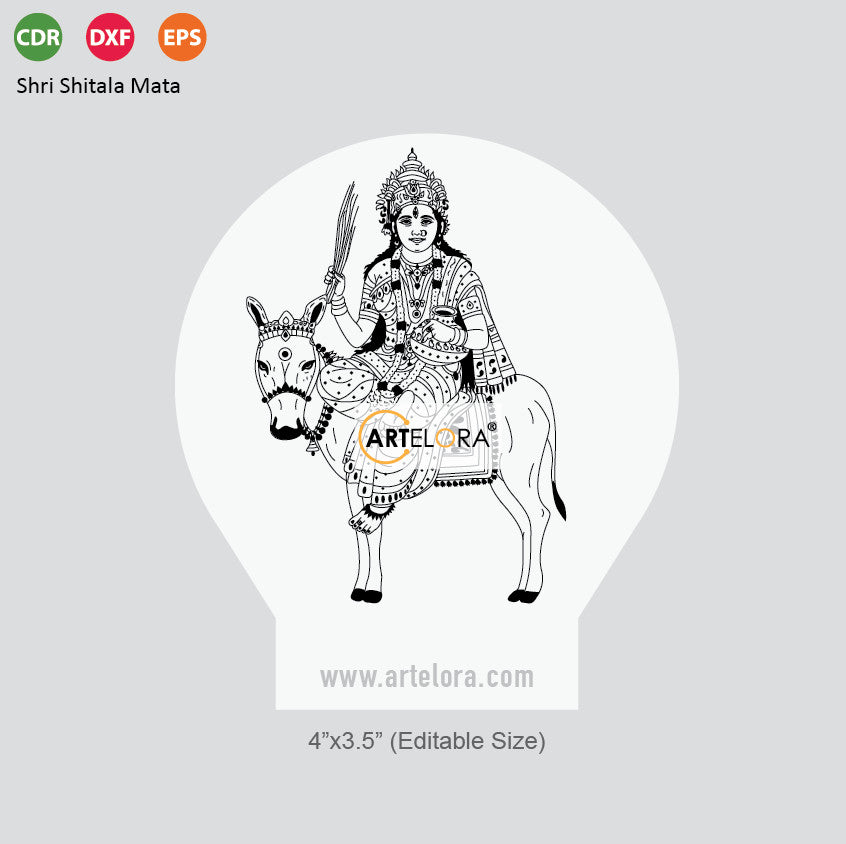 Laser Engraving Shri Shitala Mata