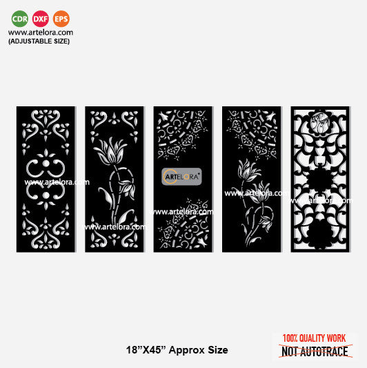 Grill Design Flower Design 5 Designs