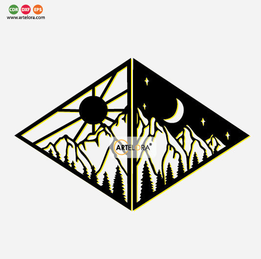 2D Modern Art Weather Elements