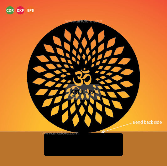 2D Modern Art Table Lamp of OM