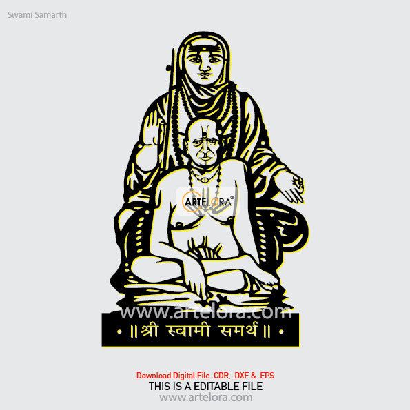 2D Modern Art Swami Samarth