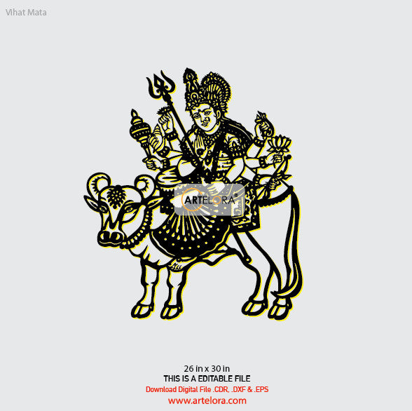 2D Modern Art Vihat Mata