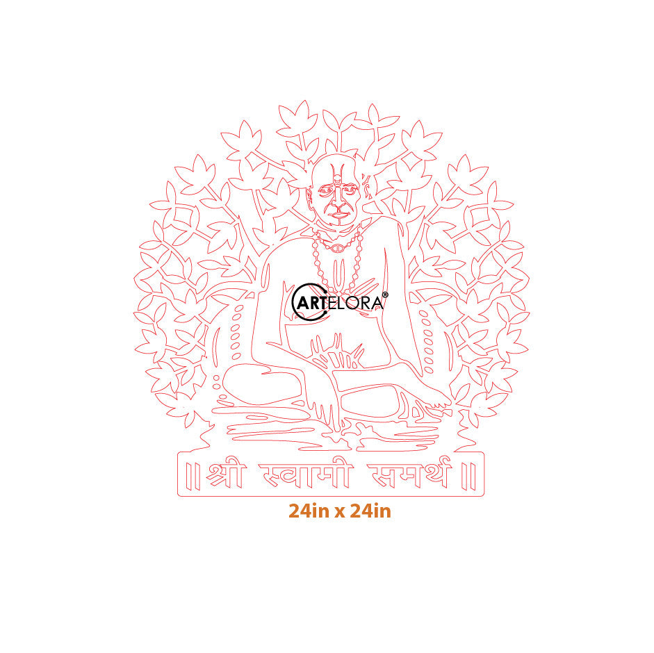 2D Modern Art Swami Samarth