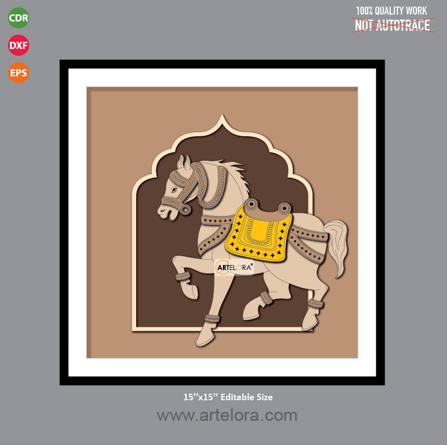 Premium Art Horse Wall Art (15x15)