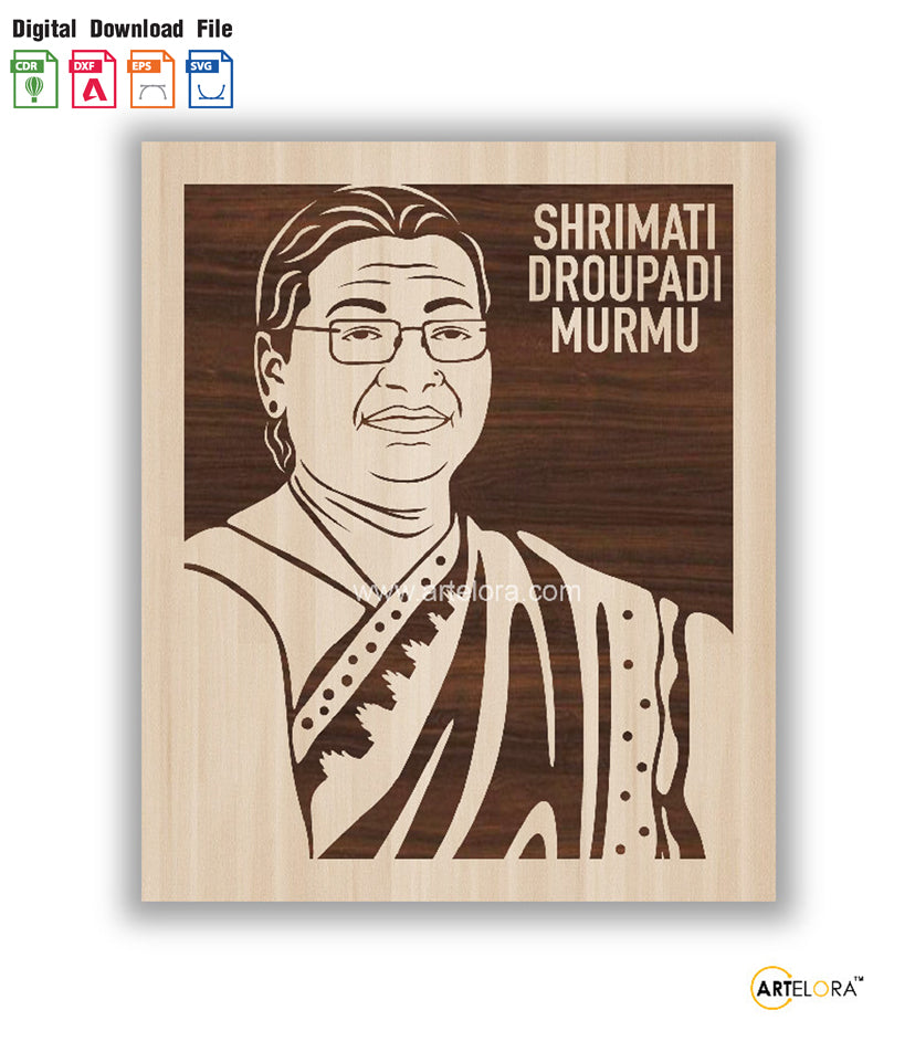 Premium Art Shrimati droupadi murmu