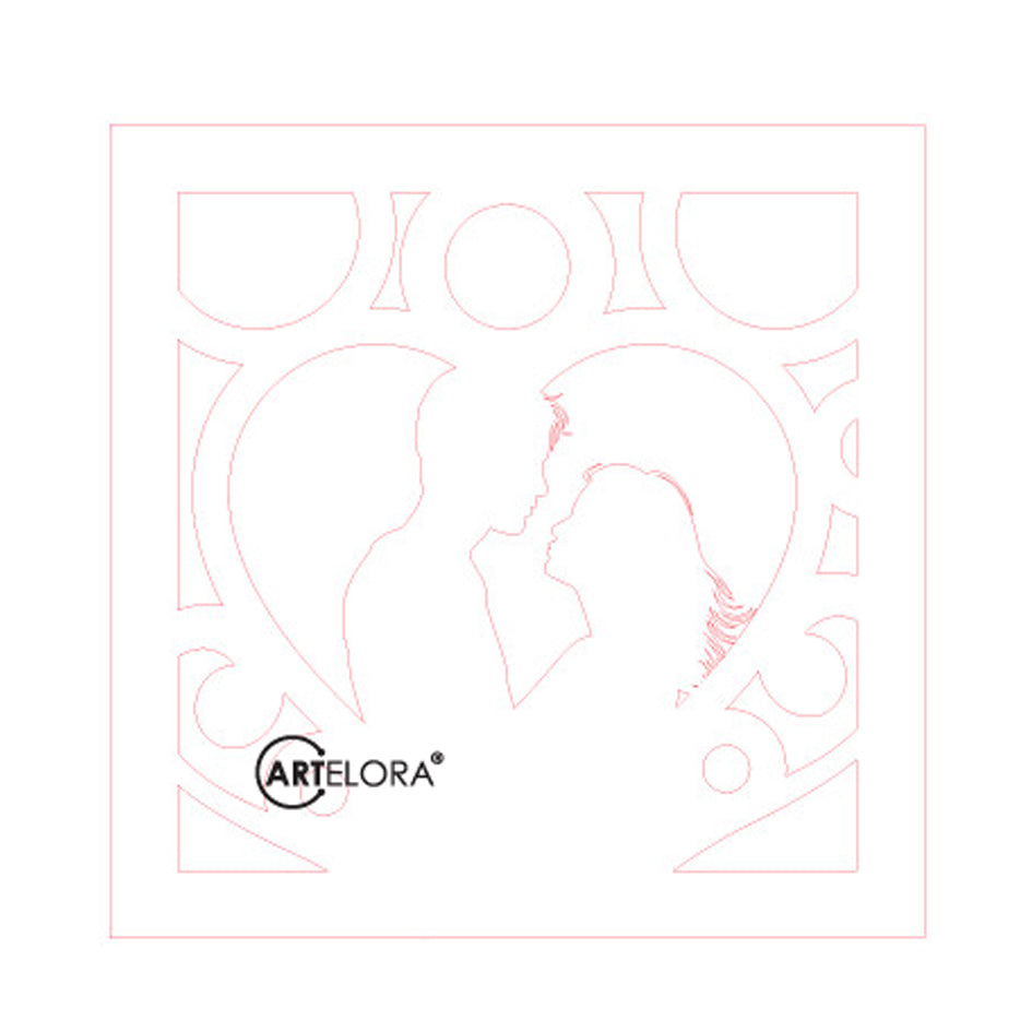 Premium Art Love couple (15x15)