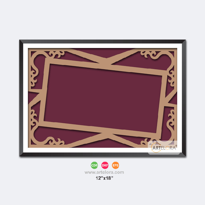 Premium Art Motivational Quotes Laser Cutting Photo Frames