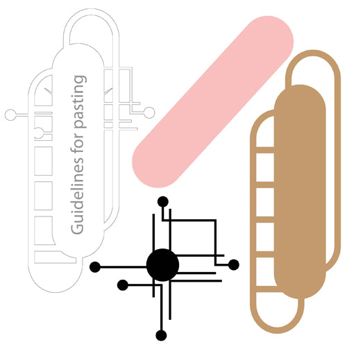 Wall Clock Metal Powder Coated