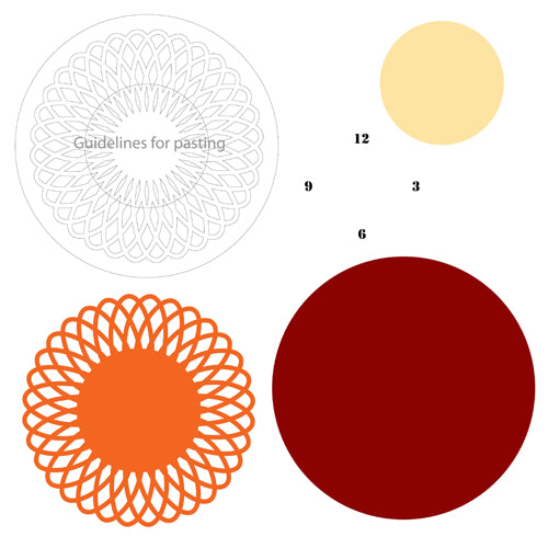 Wall Clock Metal Powder Coated