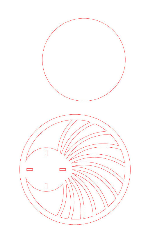 Wall Clock Metal Powder Coated (Acrylic & MDF cutting)