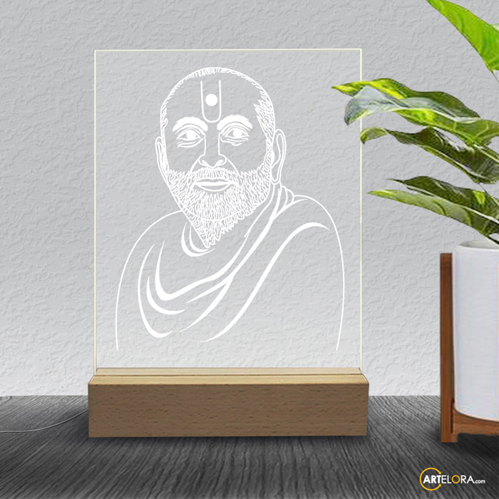 Laser Engraving Pramukh Swami (Swaminarayan)