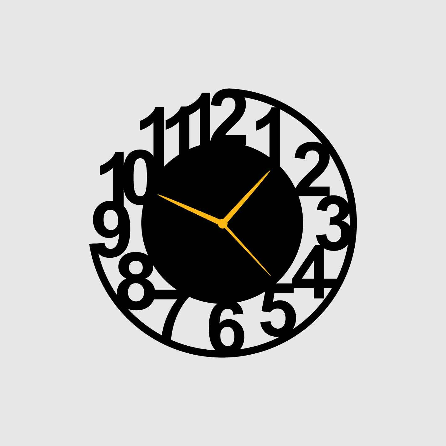 Wall Clock round ArtElora