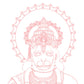 Laser Engraving Hanuman Ji