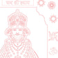 Laser Engraving Baba Khatu Shyam ji