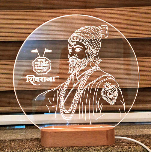 Laser Engraving Design Chhatrapati Sambhaji Maharaj