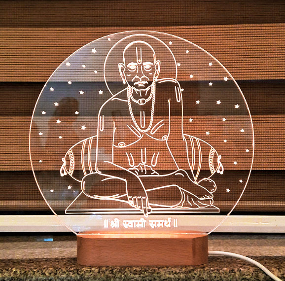 Laser Engraving Design Shri Swami Samarth Maharaj
