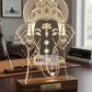 Shri Ganesh Face Laser Engraving