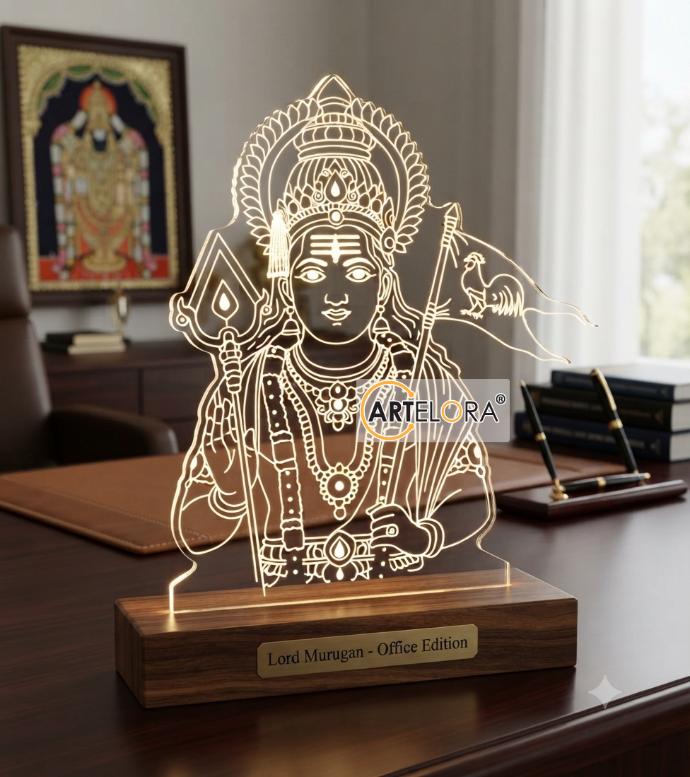 Shri Murugan (Kartikeya) Laser Engraving