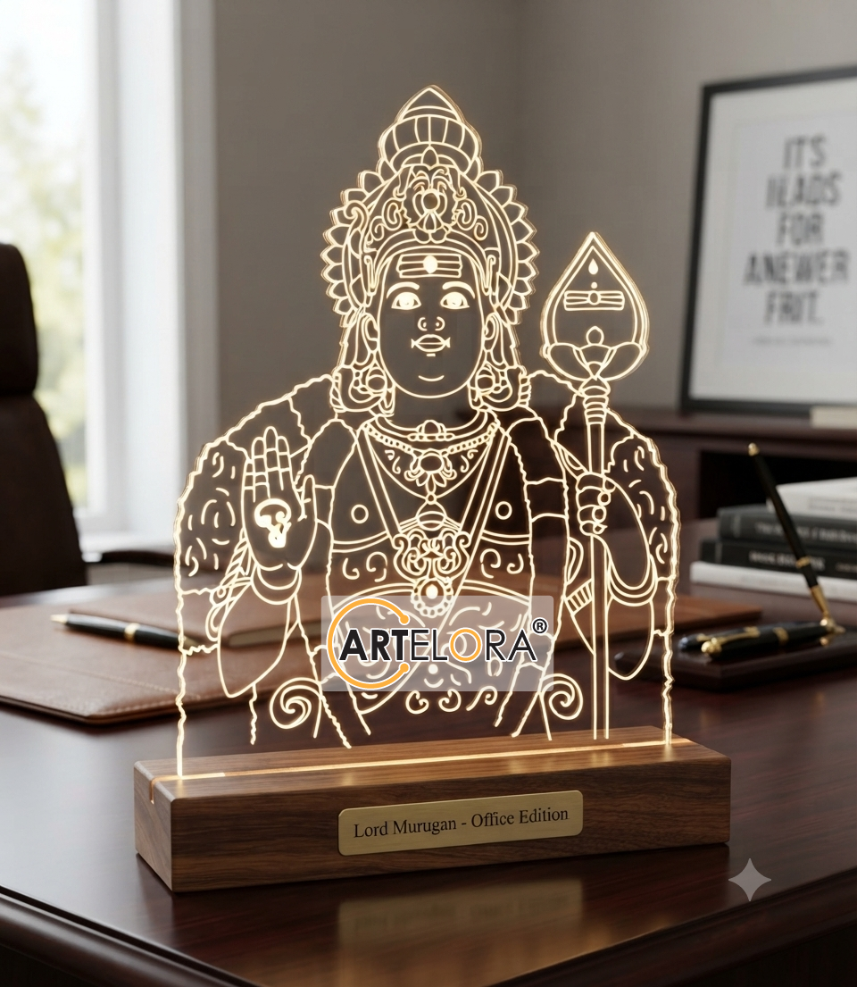 Shri Murugan (Kartikeya) Laser Engraving