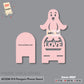 3D Model Laser Cutting Penguin Phone Stand